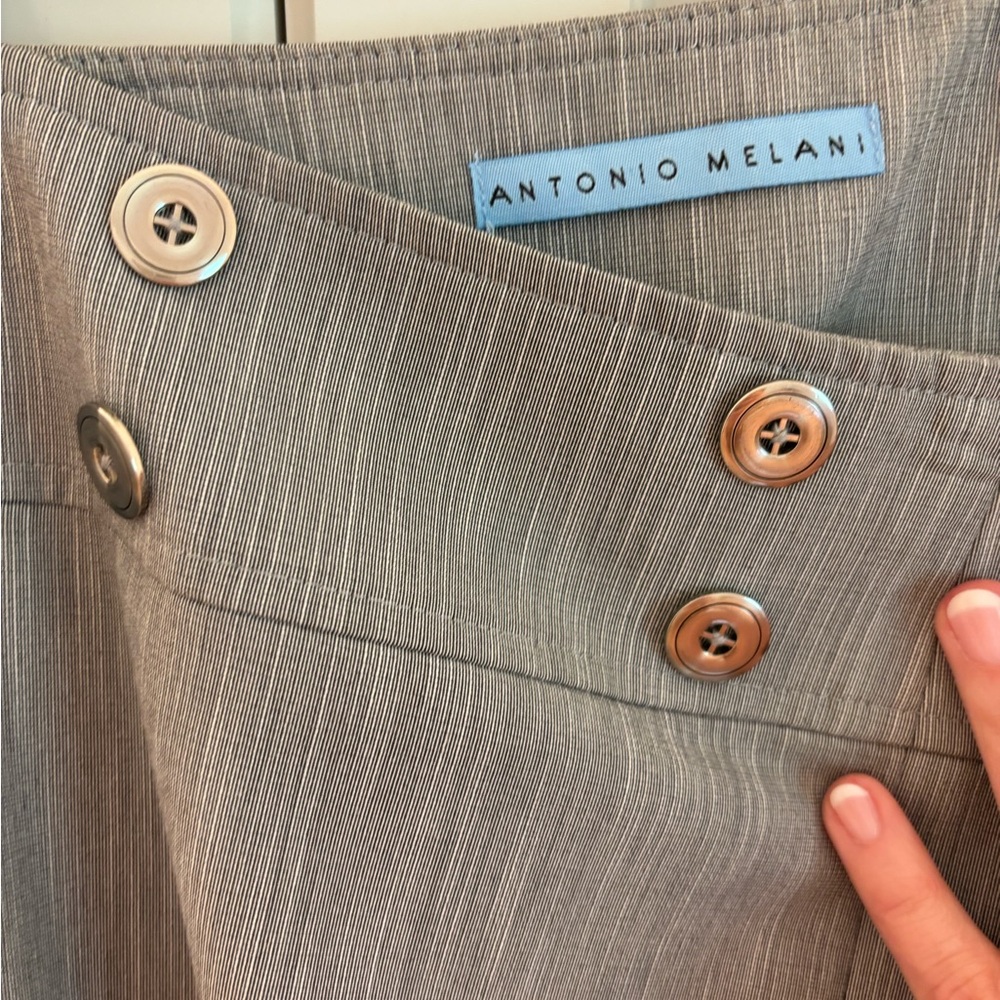 Antonio Melani Pinstripe Skirt